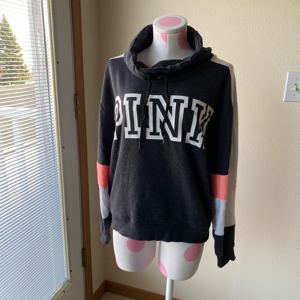 PINK Cowl Neck Sweatshirt